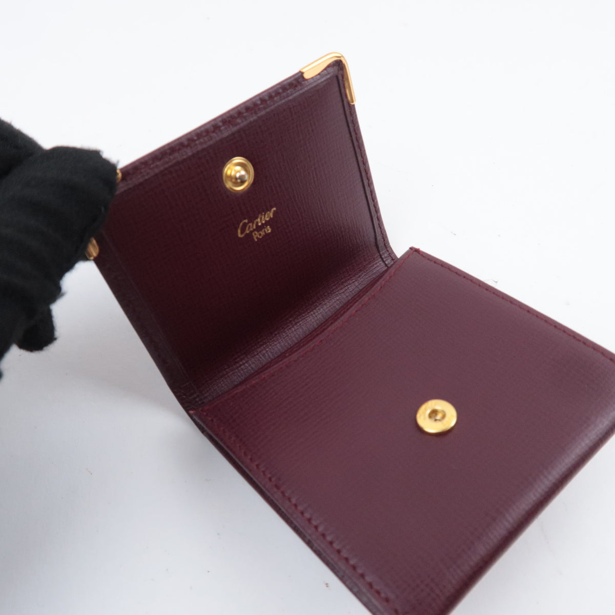 Cartier Must Line Leather Small Coin Case