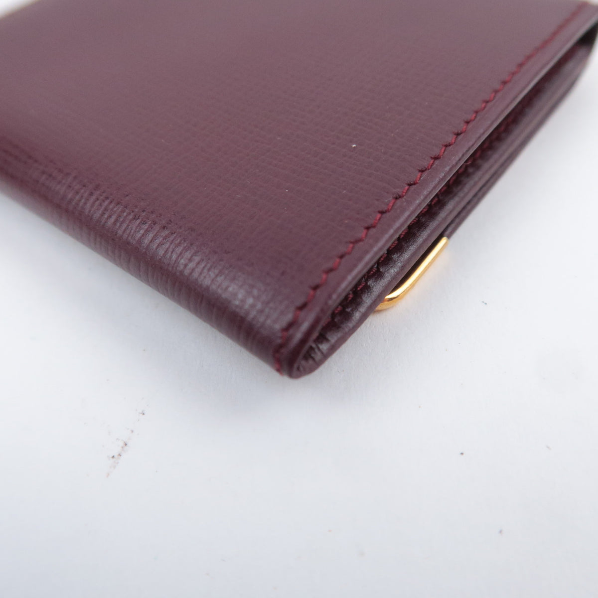 Cartier Must Line Leather Small Coin Case