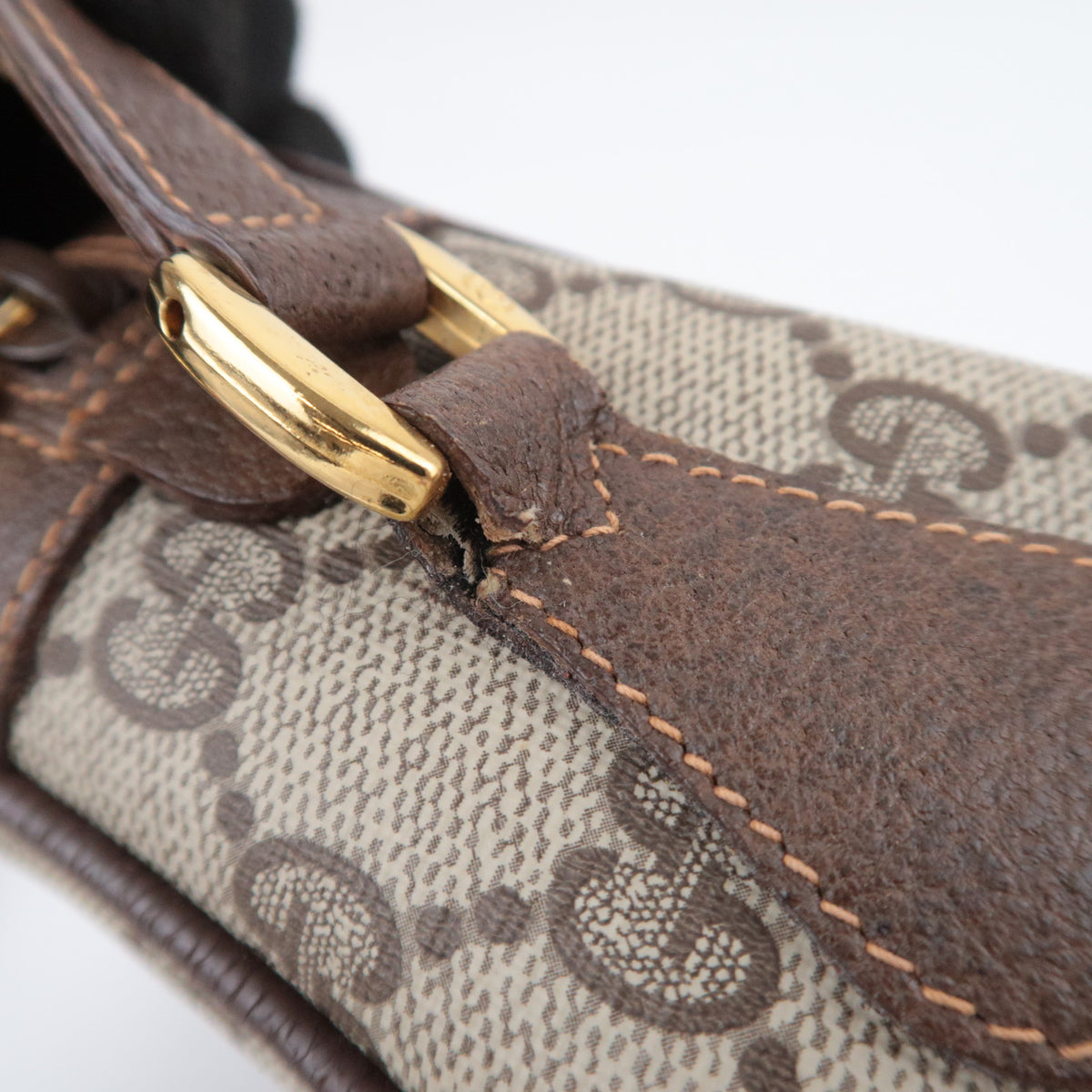 GUCCI Old Gucci Sherry GG Plus Shoulder Bag 119.02.087