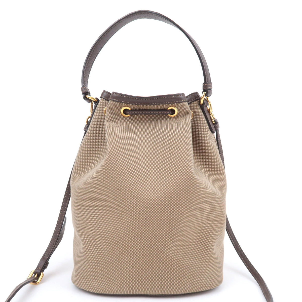 PRADA Logo Jacquard 2Way Small Handbag