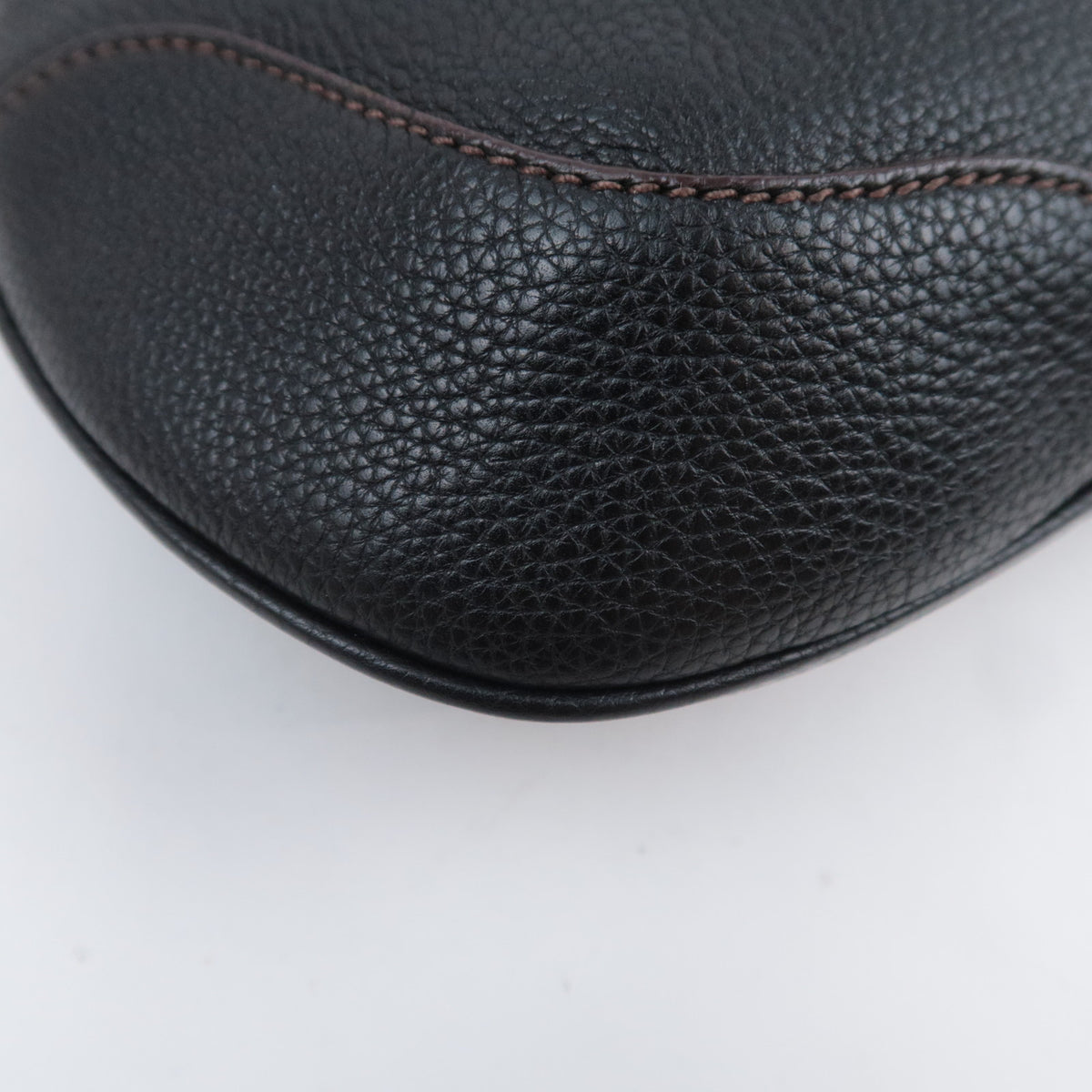 PRADA Leather Hobo Shoulder Bag