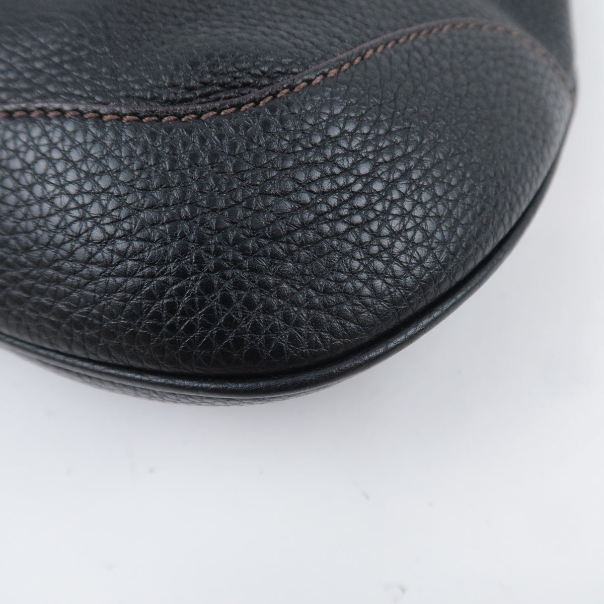 PRADA Leather Hobo Shoulder Bag