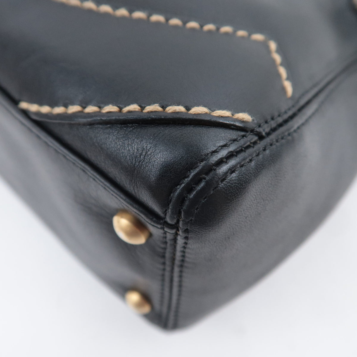 CHANEL Big Coco Mark Stitch Shoulder Bag