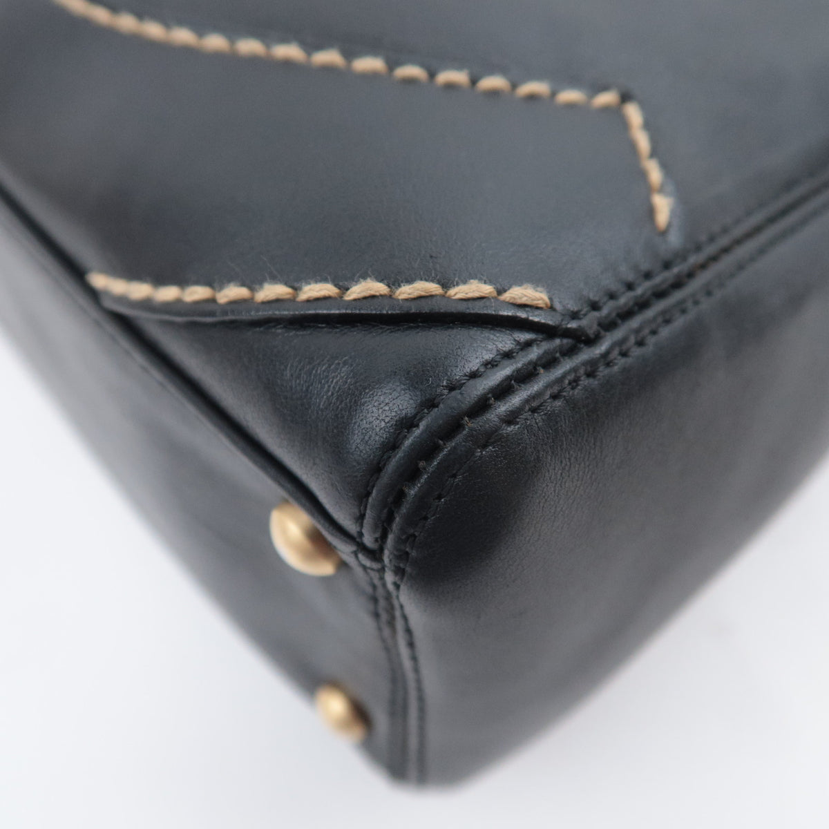 CHANEL Big Coco Mark Stitch Shoulder Bag