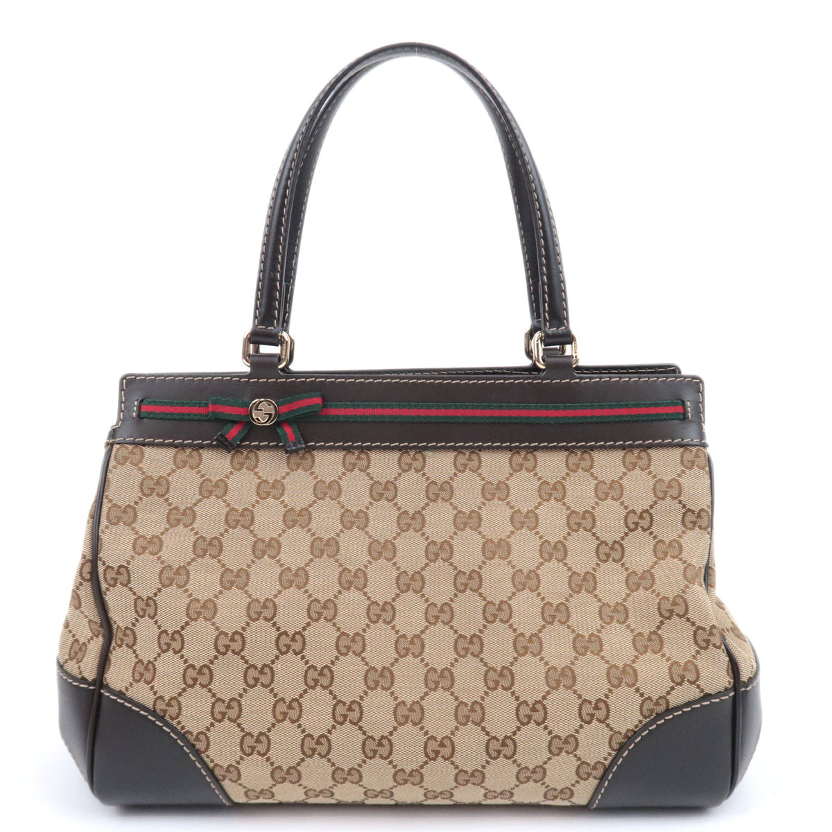 GUCCI Sherry Mayfair GG Canvas Handbag 25706393669