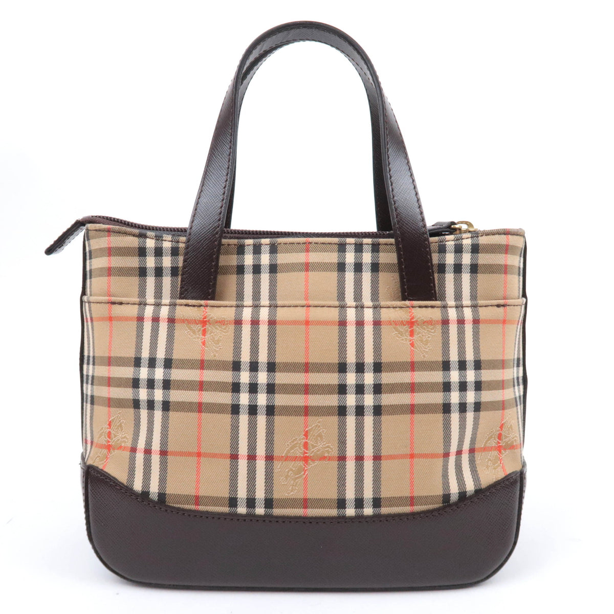 BURBERRY Haymarket Nova Plaid Small Handbag