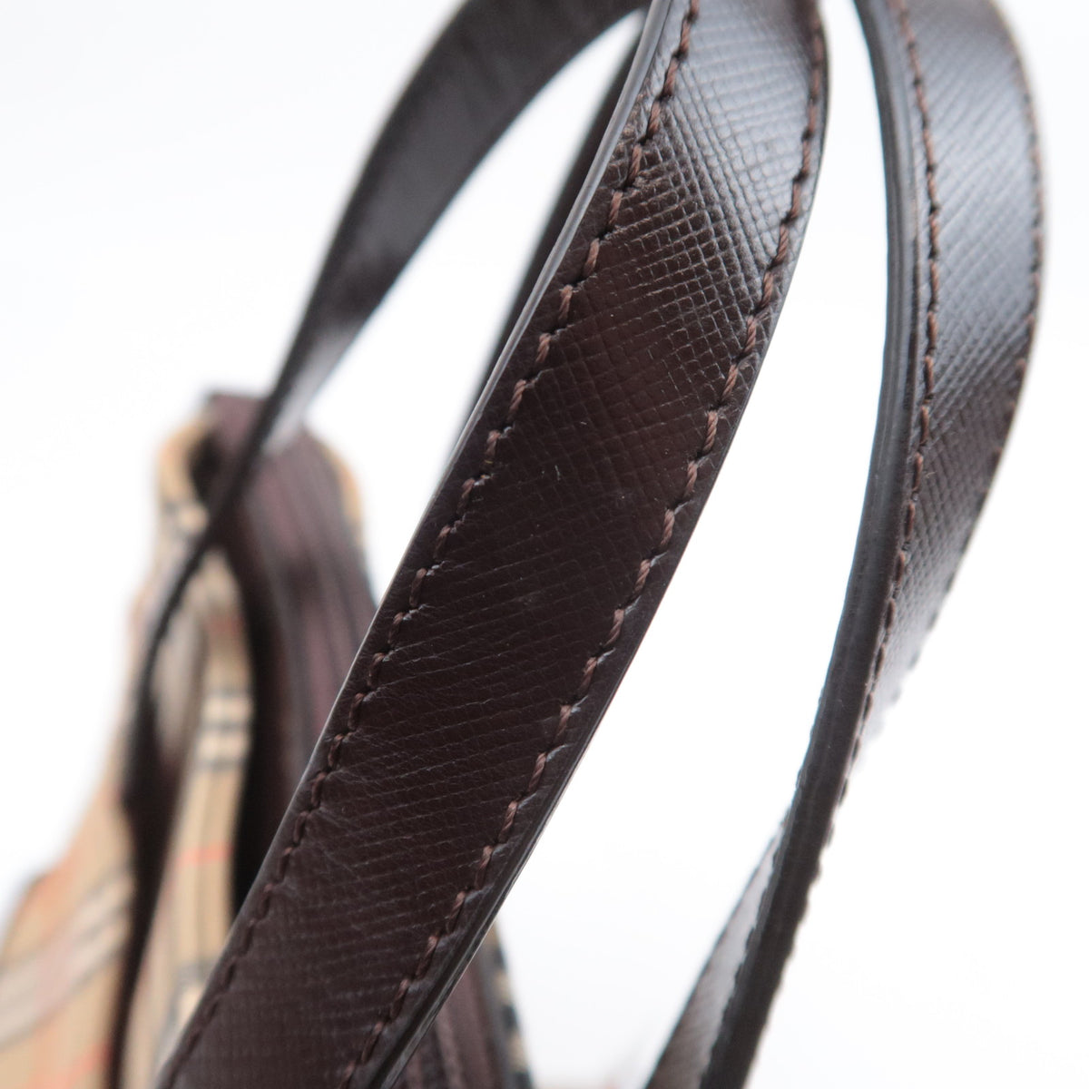 BURBERRY Haymarket Nova Plaid Small Handbag