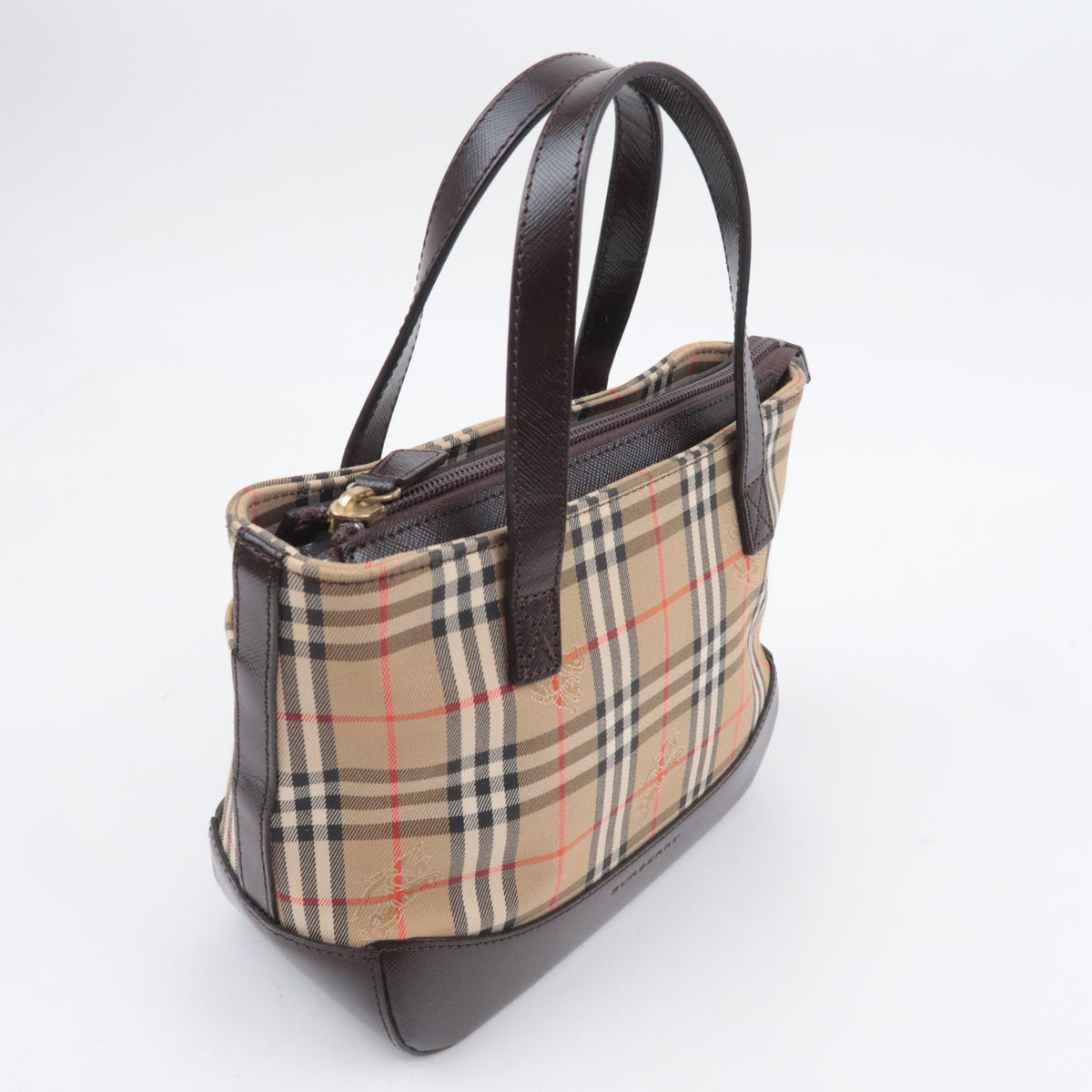 BURBERRY Haymarket Nova Plaid Small Handbag
