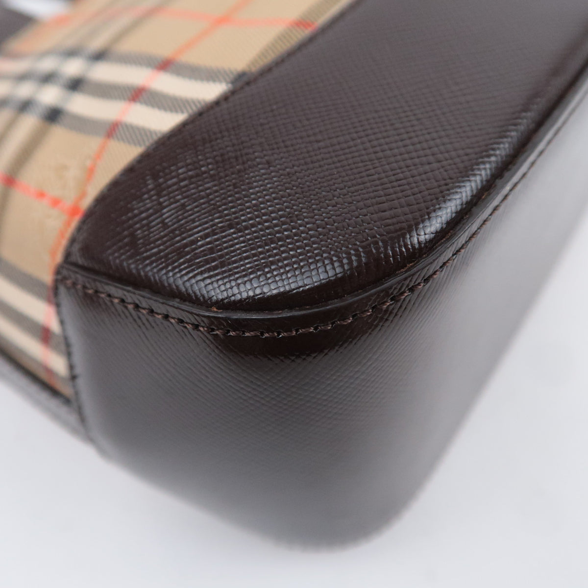 BURBERRY Haymarket Nova Plaid Small Handbag