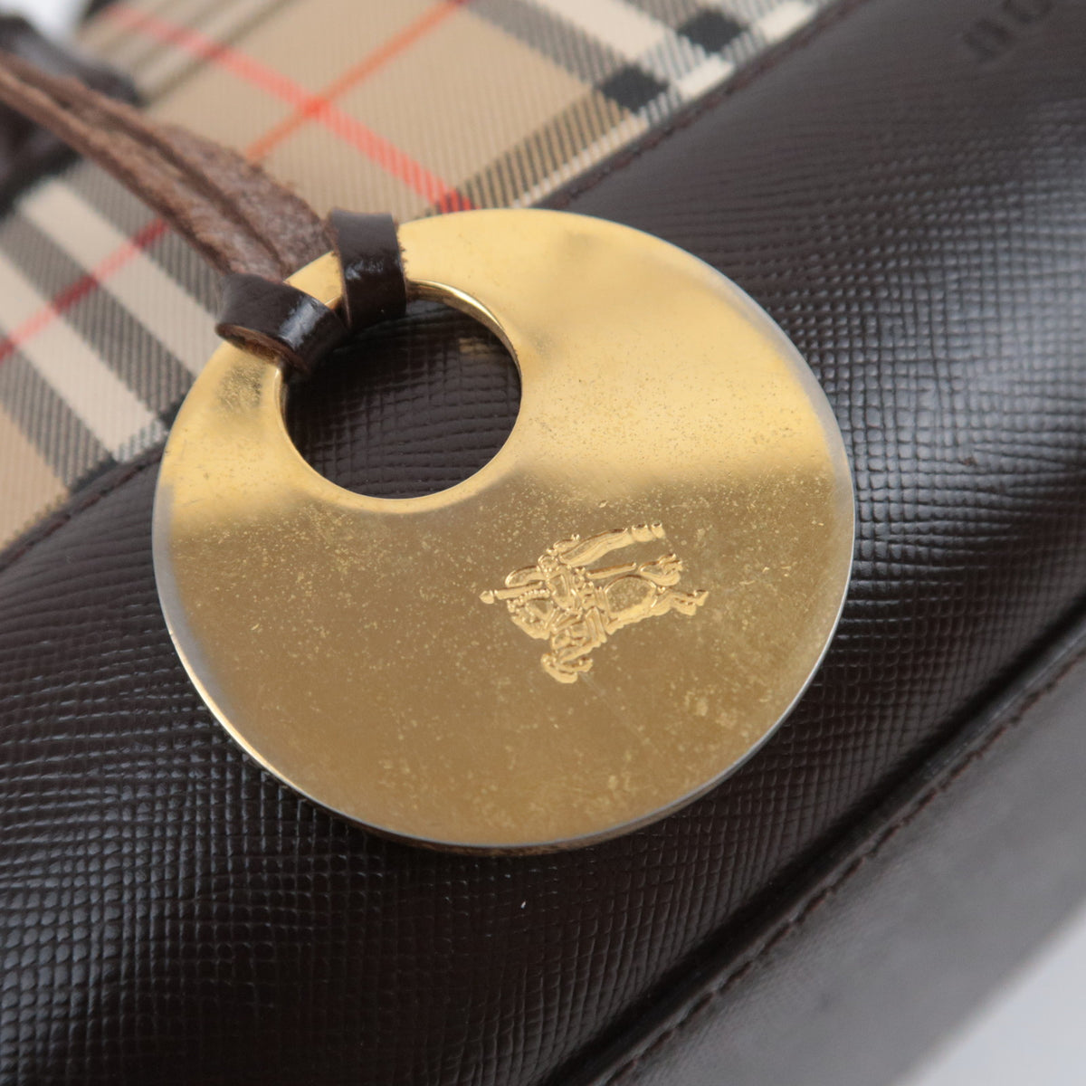 BURBERRY Haymarket Nova Plaid 2Way Small Handbag
