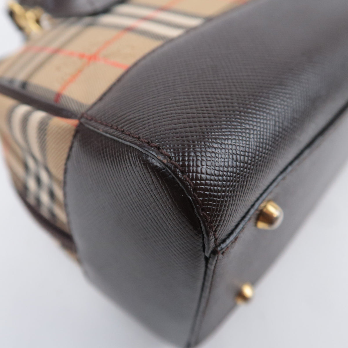 BURBERRY Haymarket Nova Plaid 2Way Small Handbag