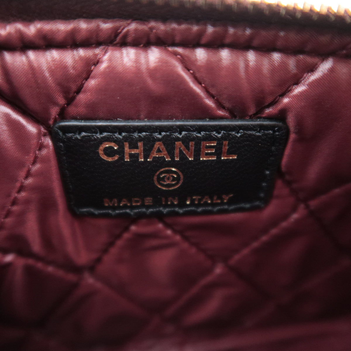 CHANEL Matelasse Mini Flat Pouch