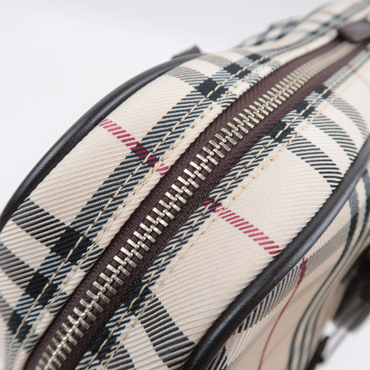 BURBERRY Nova Plaid Handbag Business Bag