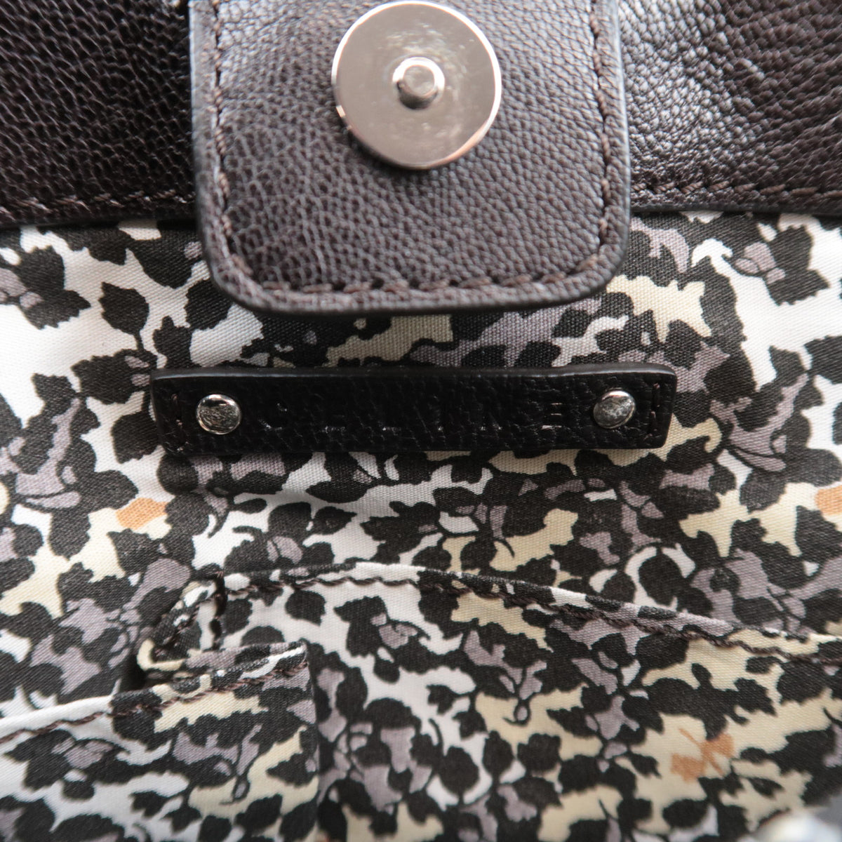 CELINE Paris Macadam 2-Way Denim Handbag