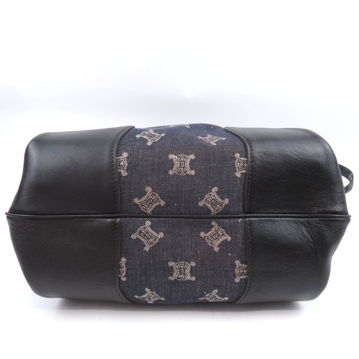 CELINE Paris Macadam 2-Way Denim Handbag