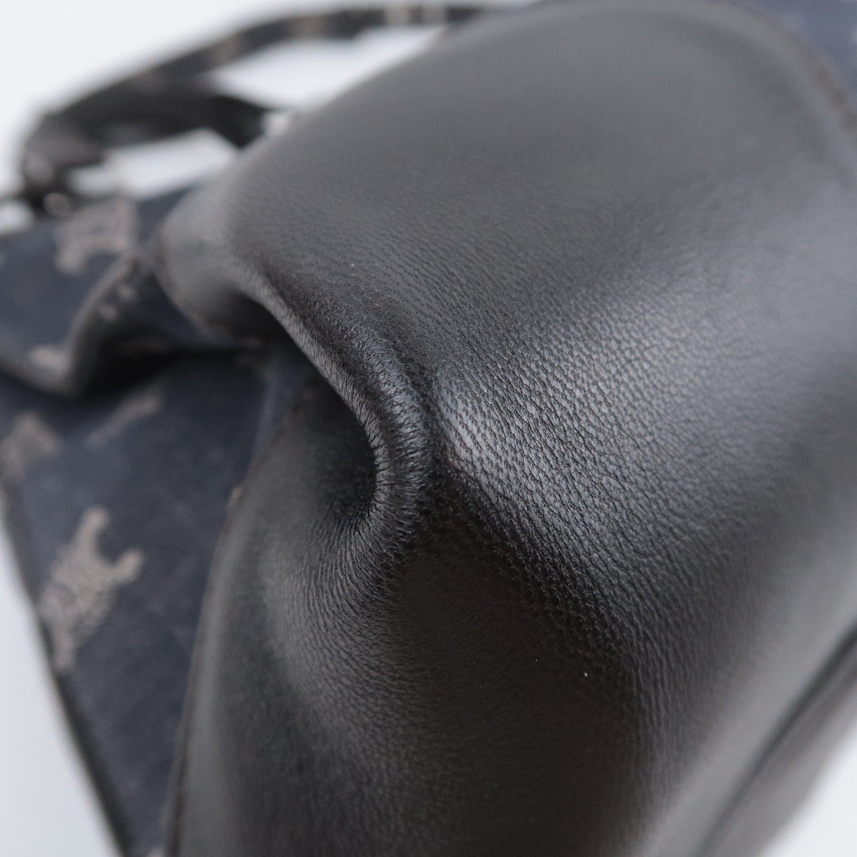 CELINE Paris Macadam 2-Way Denim Handbag