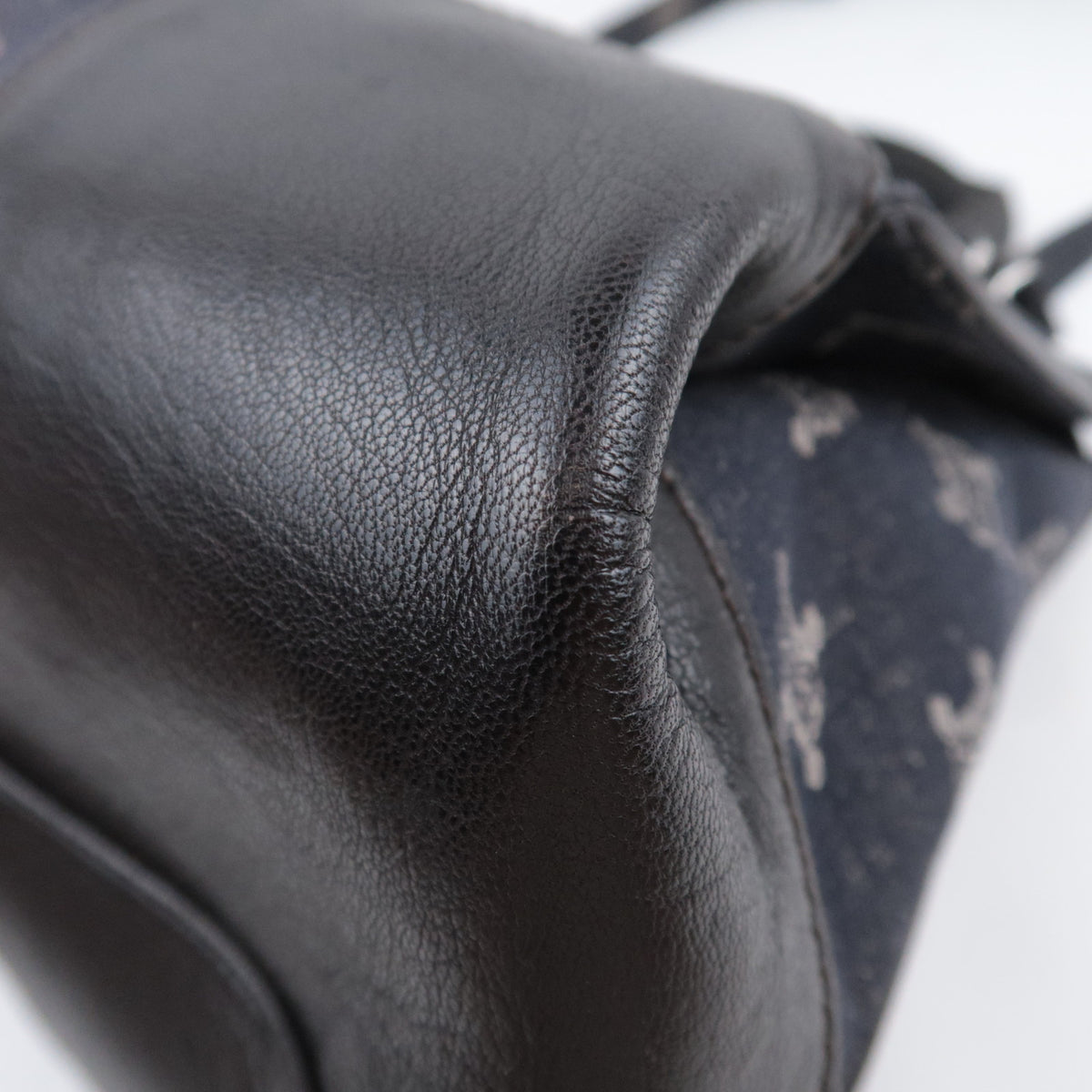 CELINE Paris Macadam 2-Way Denim Handbag