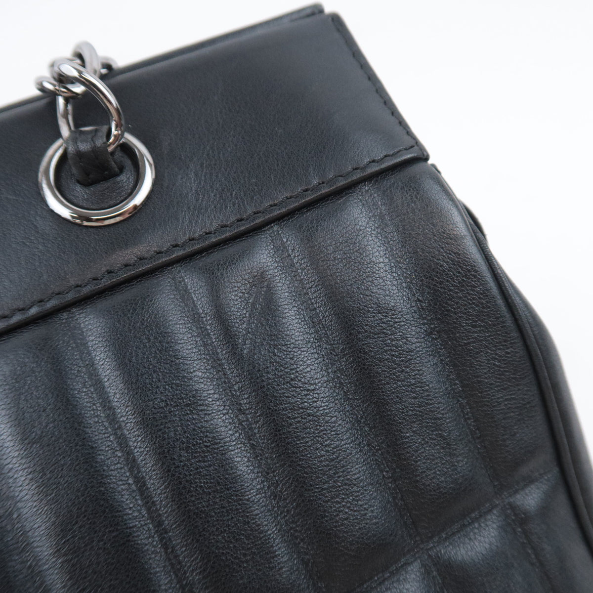 CHANEL Mademoiselle Chain Handbag Lambskin