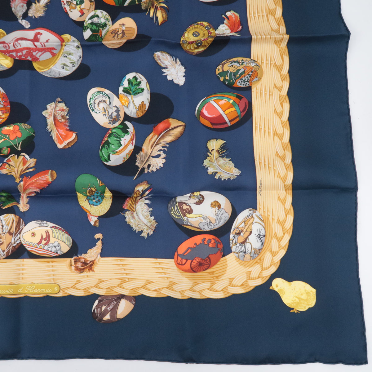 HERMES Carre 90 Scarf Couvée d'Hermès