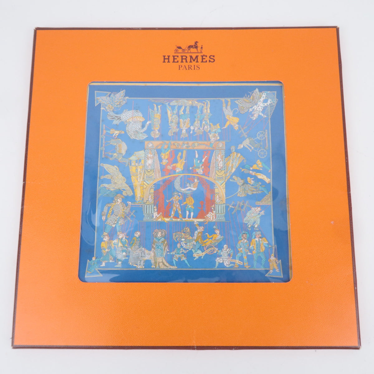HERMES Carre 90 Scarf LE TEMPS des MARIONNETTES