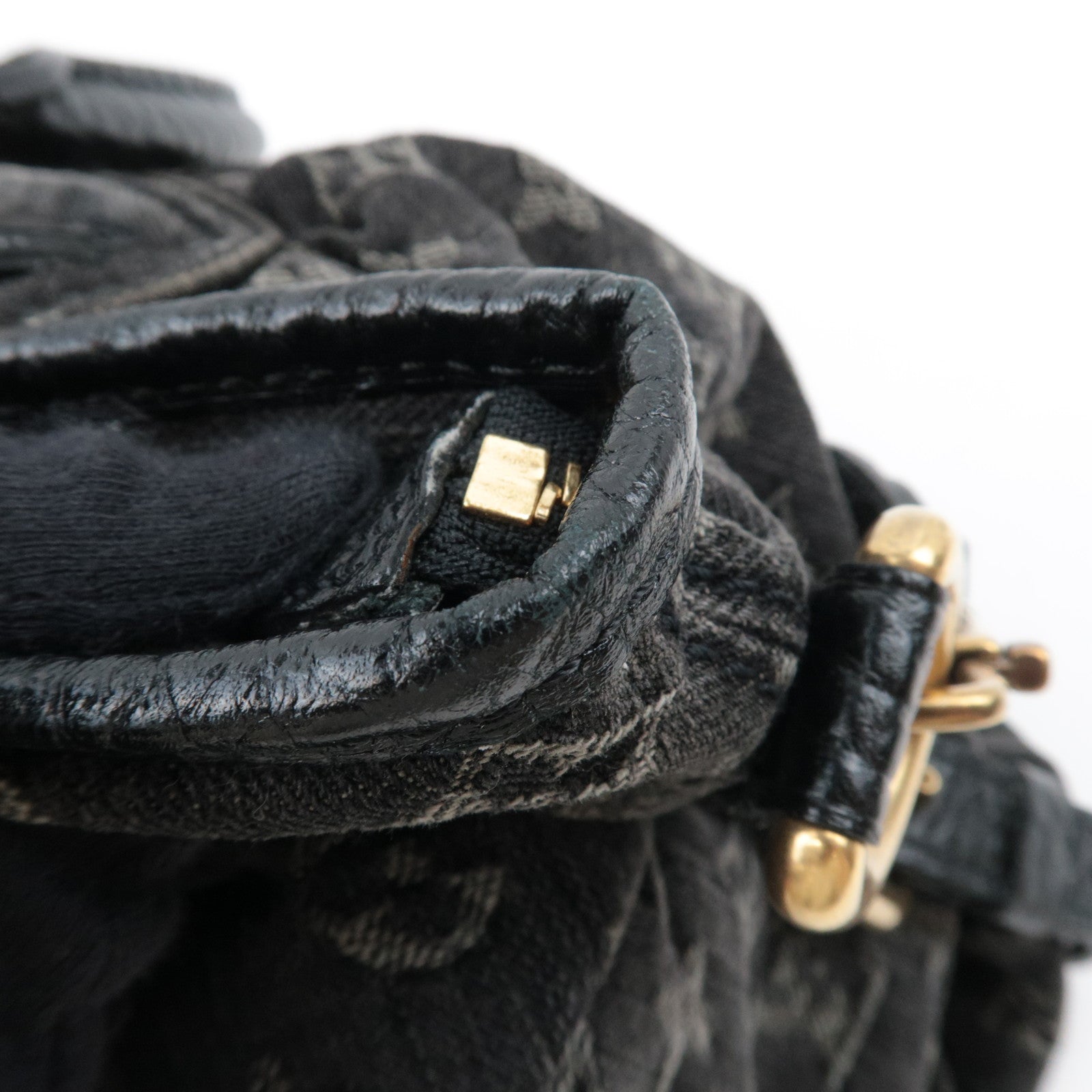 Louis Vuitton Monogram Denim Neo Cabby MM 2Way Bag Noir M95351 AS4075 *Dust bag, Strap