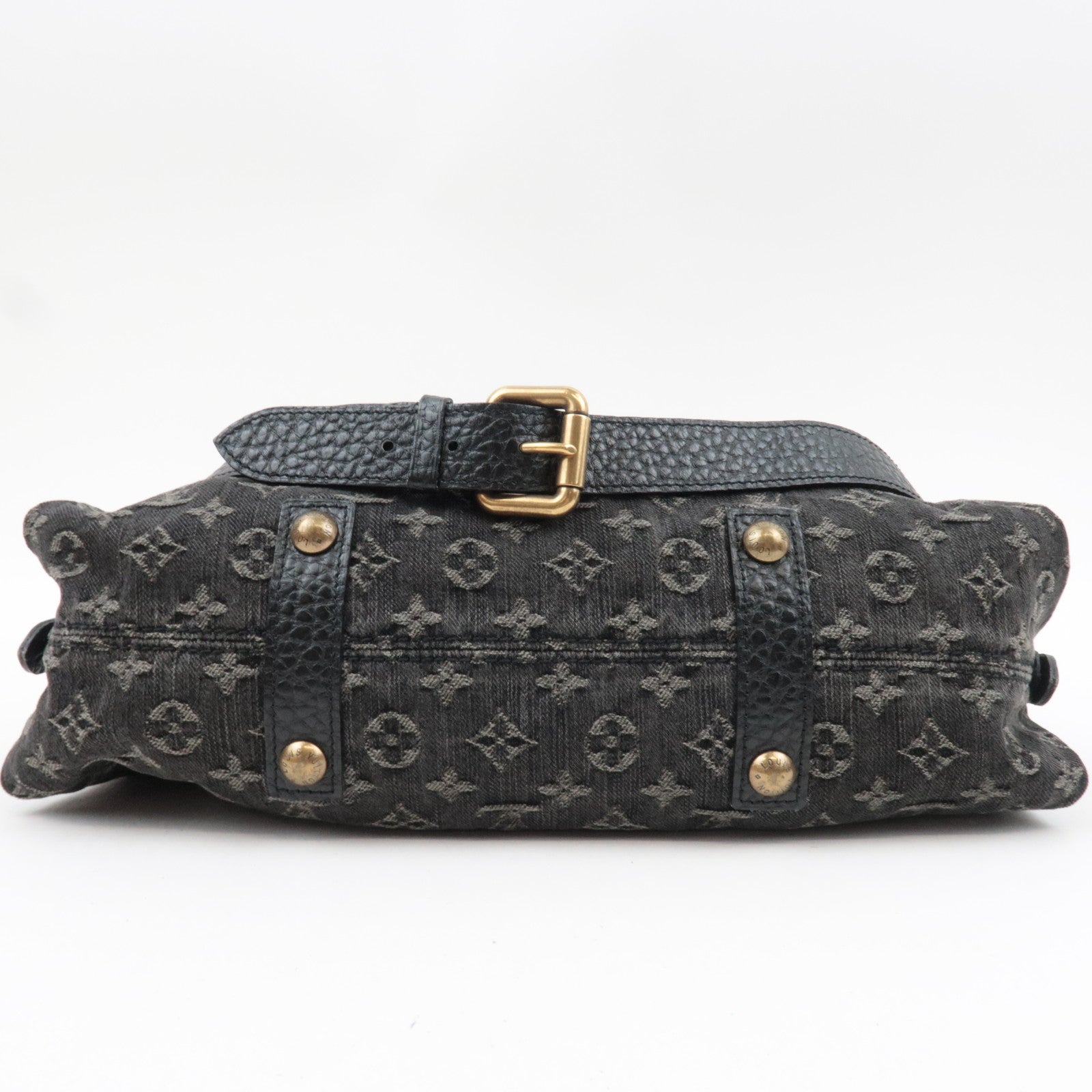 Louis Vuitton Monogram Denim Neo Cabby MM 2Way Bag Noir M95351 AS4075 *Dust bag, Strap
