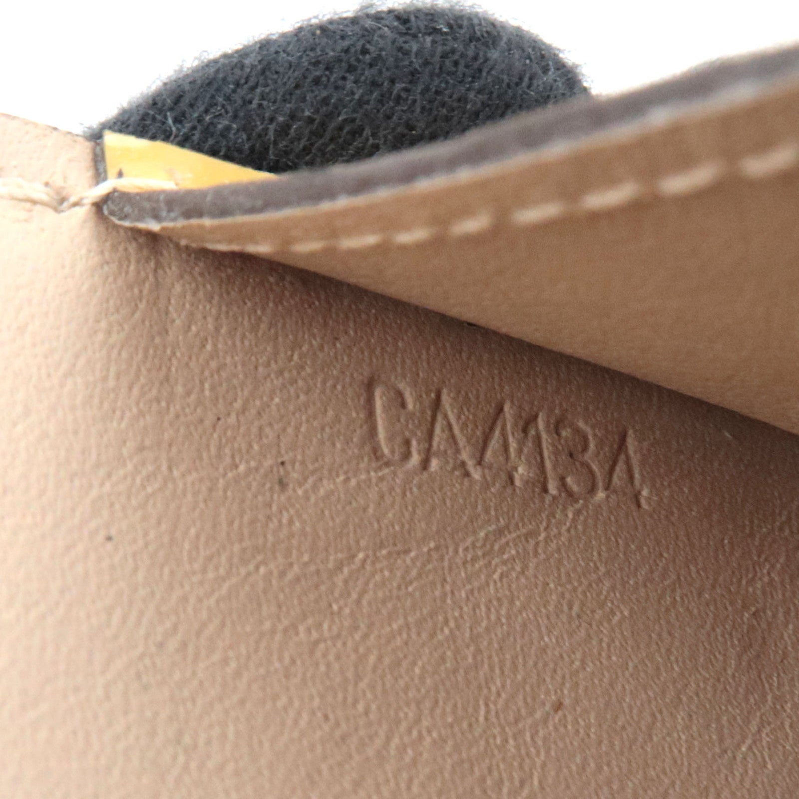 Louis Vuitton Monogram Vernis Envelope Carte De Visite Card Case Beige CA4134 *Box