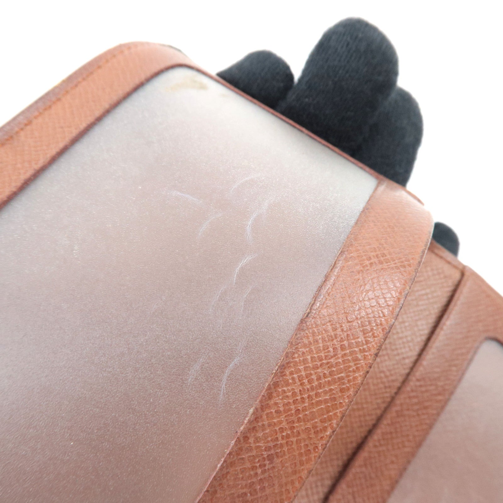 Louis Vuitton Set of 2 Monogram Porte 2 Carte Vertical M60533 & Porte Carte Credit Pression Card Case M60937