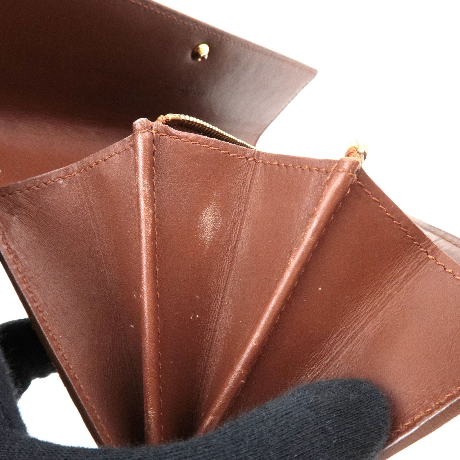 Louis Vuitton Set of 3 Wallet Monogram Portefeuille International M61217 & Pochette Porte Monnaie M61725 & Vernis Pochette Porte Monnaie Credit M91174