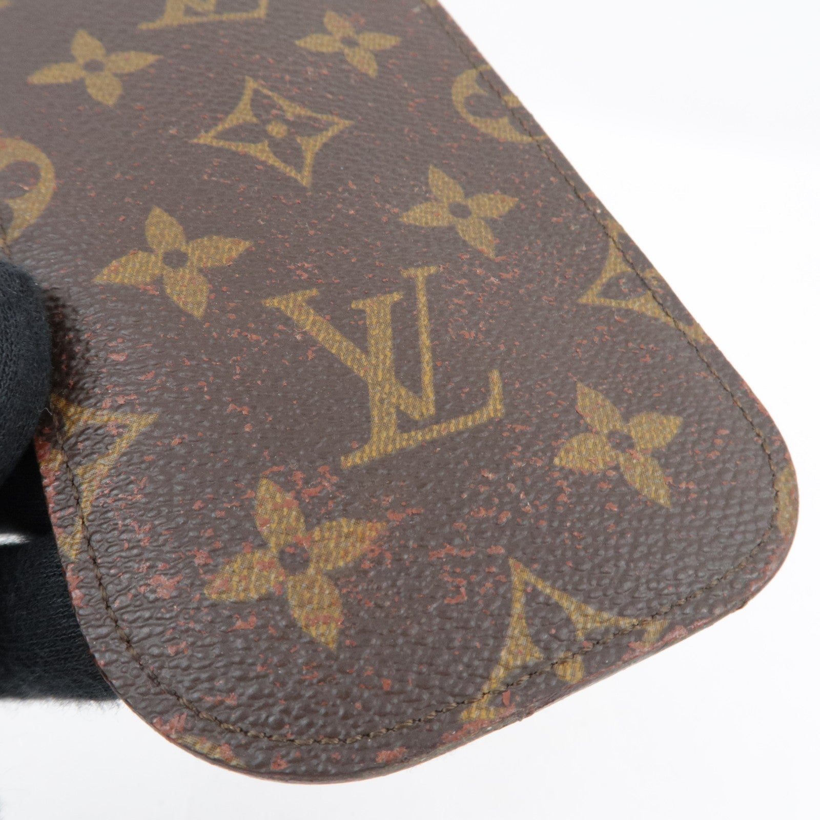 Louis Vuitton Set of 2 Monogram Agenda Horizontal Planner Cover R20008 & Etui Lunette Glasses Case M62969
