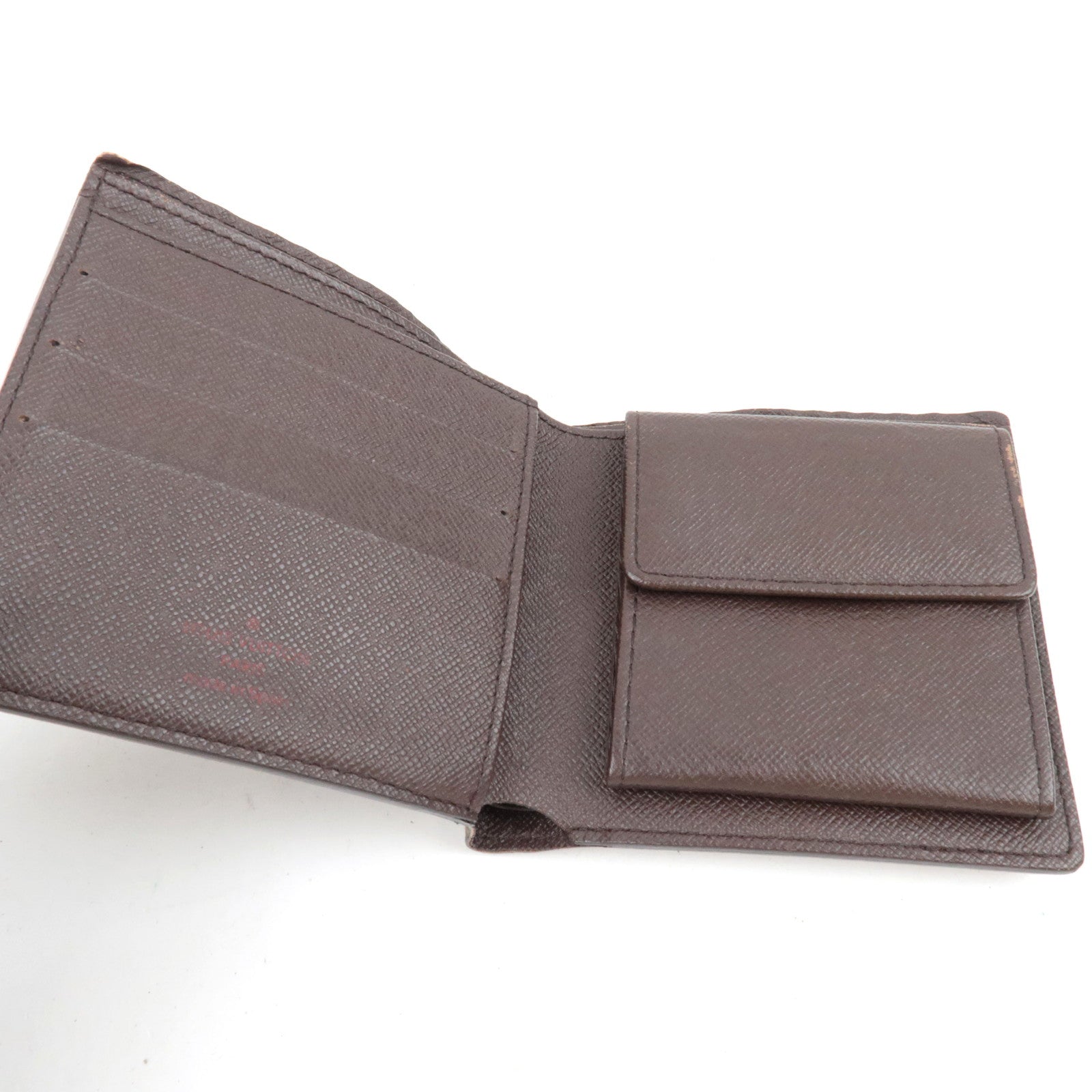 Louis Vuitton Set of 2 Monogram Porte Monnaie Carte Credit M61652 & Damier Porte Billet Carte Credit Monnaie N61665