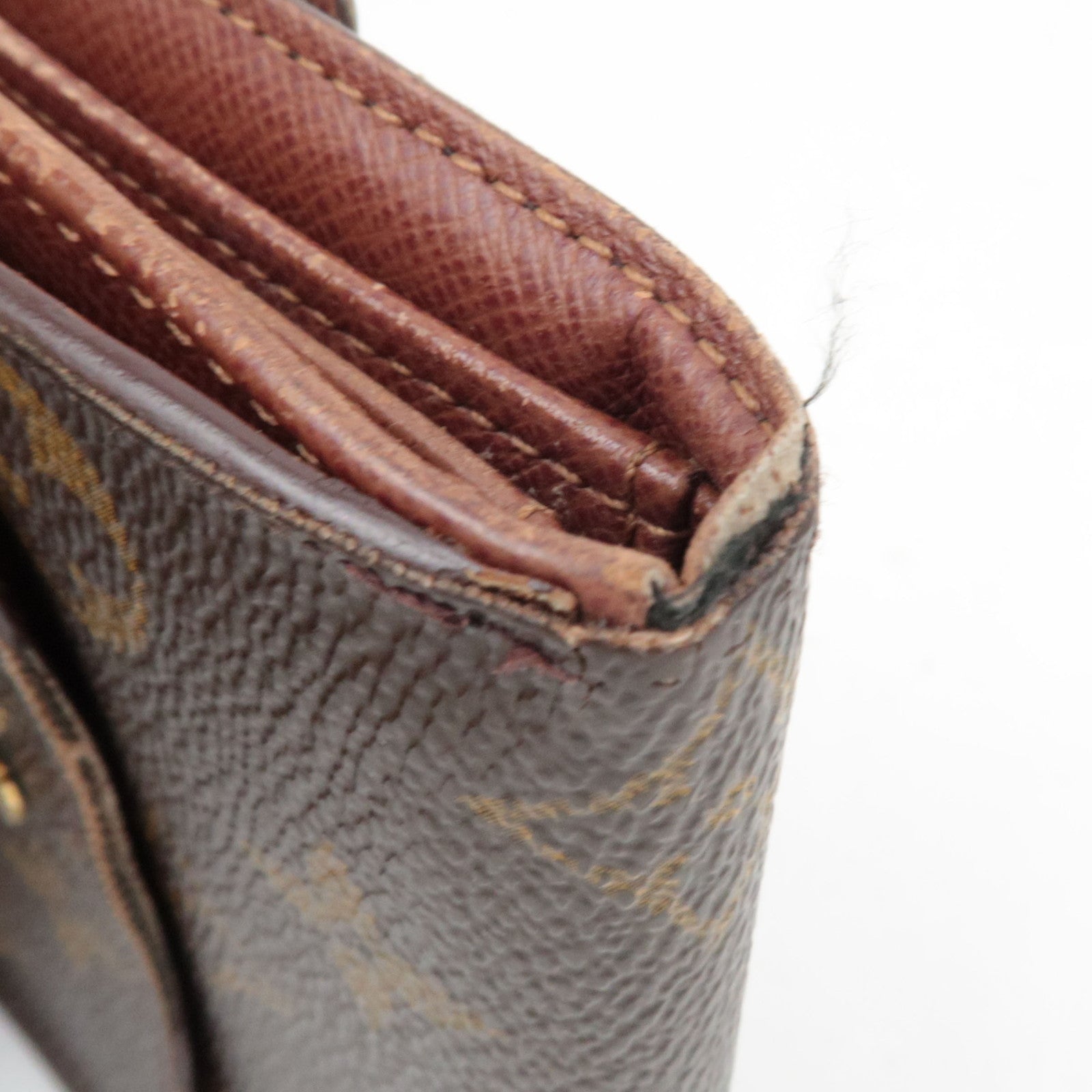 Louis Vuitton Set of 2 Monogram Porte Monnaie Carte Credit M61652 & Damier Porte Billet Carte Credit Monnaie N61665