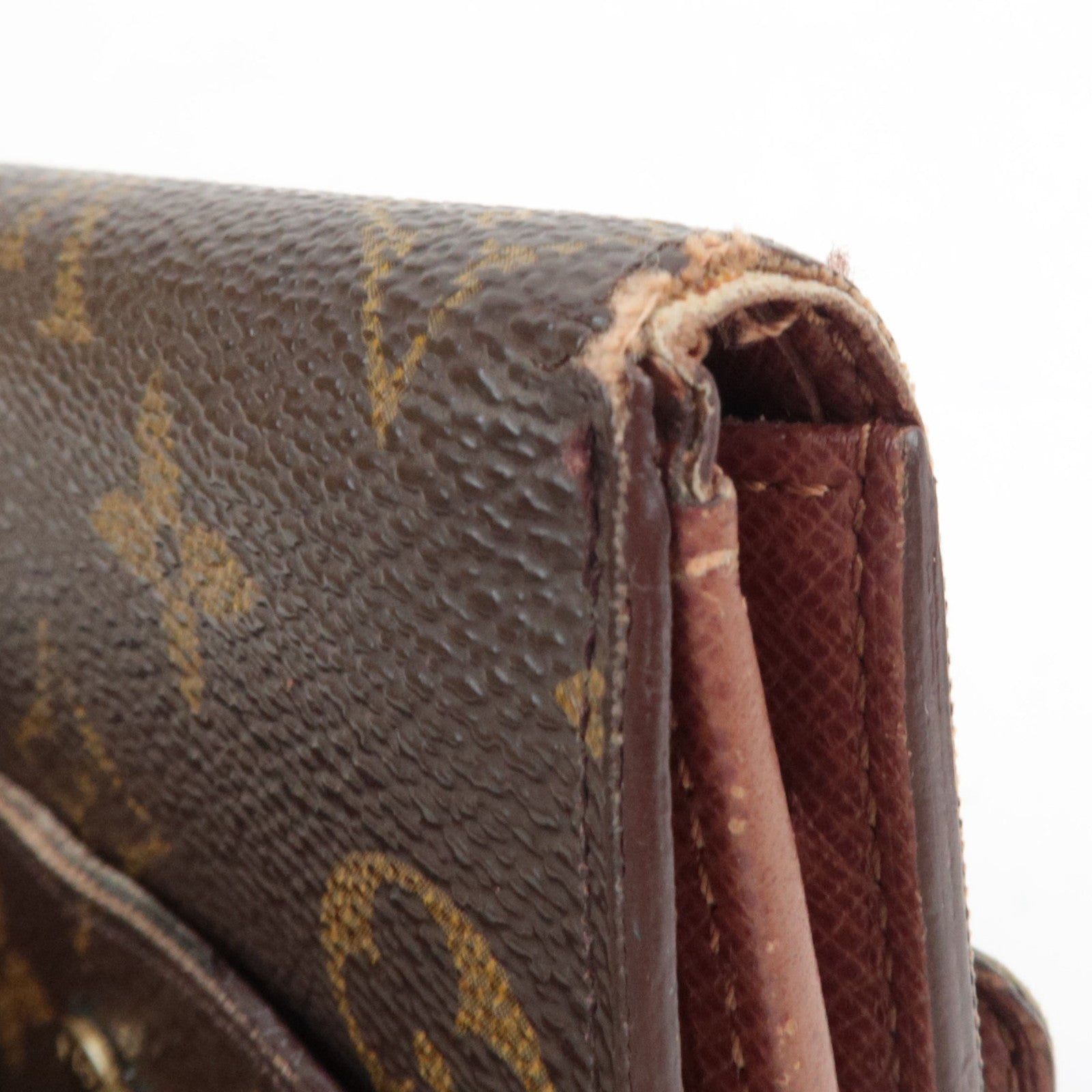 Louis Vuitton Set of 2 Monogram Porte Monnaie Carte Credit M61652 & Damier Porte Billet Carte Credit Monnaie N61665