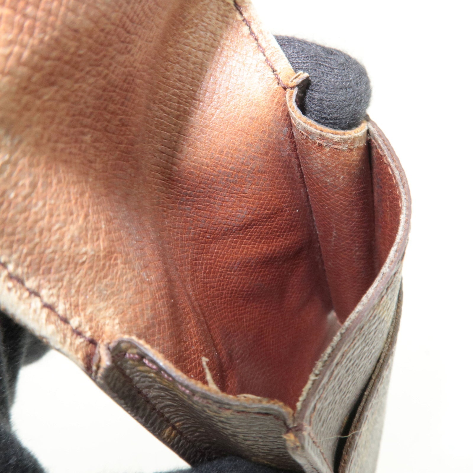 Louis Vuitton Set of 2 Monogram Porte Monnaie Plat Wallet M61930 & Etui Cigarettes Cigarette Case M63024