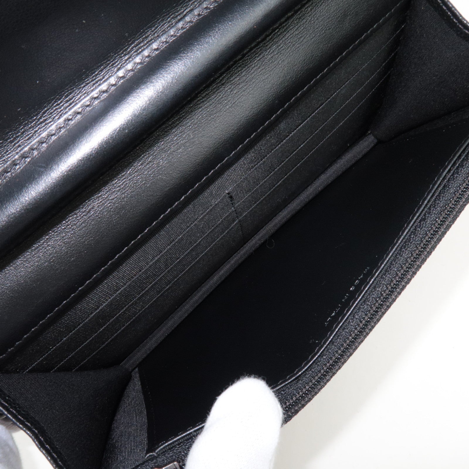 CHANEL Boy Chanel Matelasse Caviar SKin Chain Wallet Black AP1117 *Dust bag