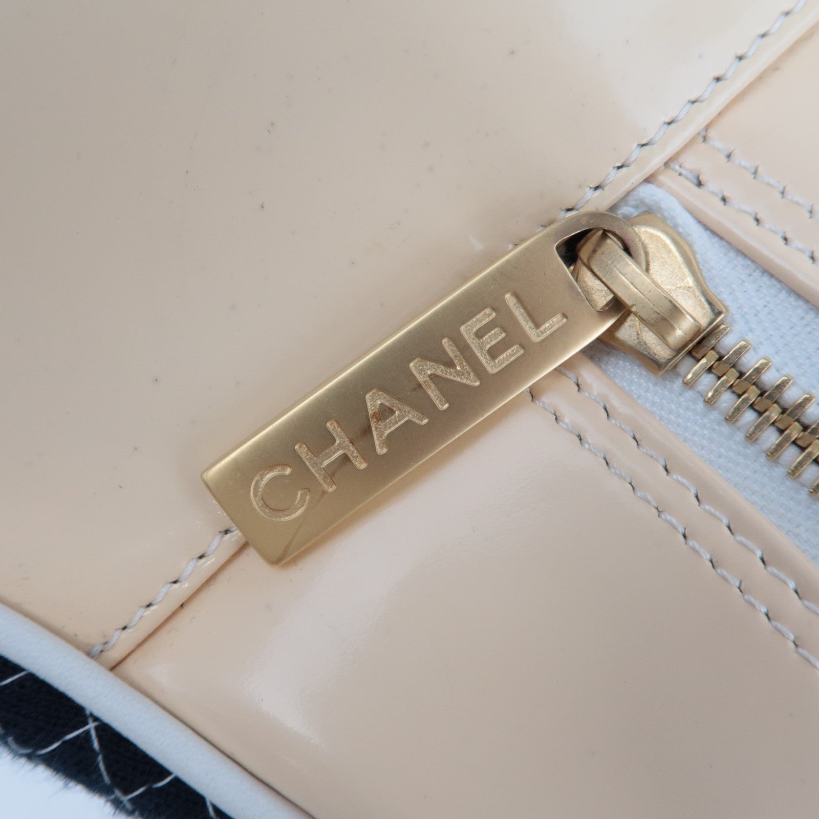 CHANEL Bowlingtas Patentkatoen 7351692 