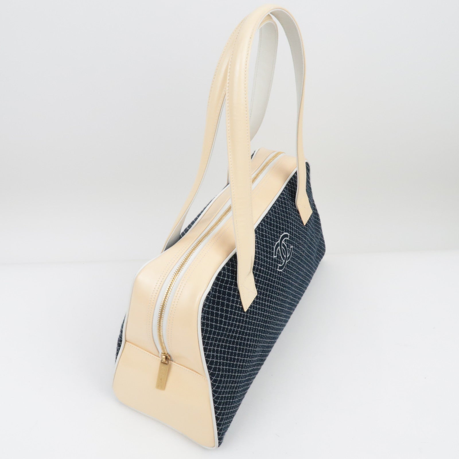 CHANEL Bowlingtas Patentkatoen 7351692 