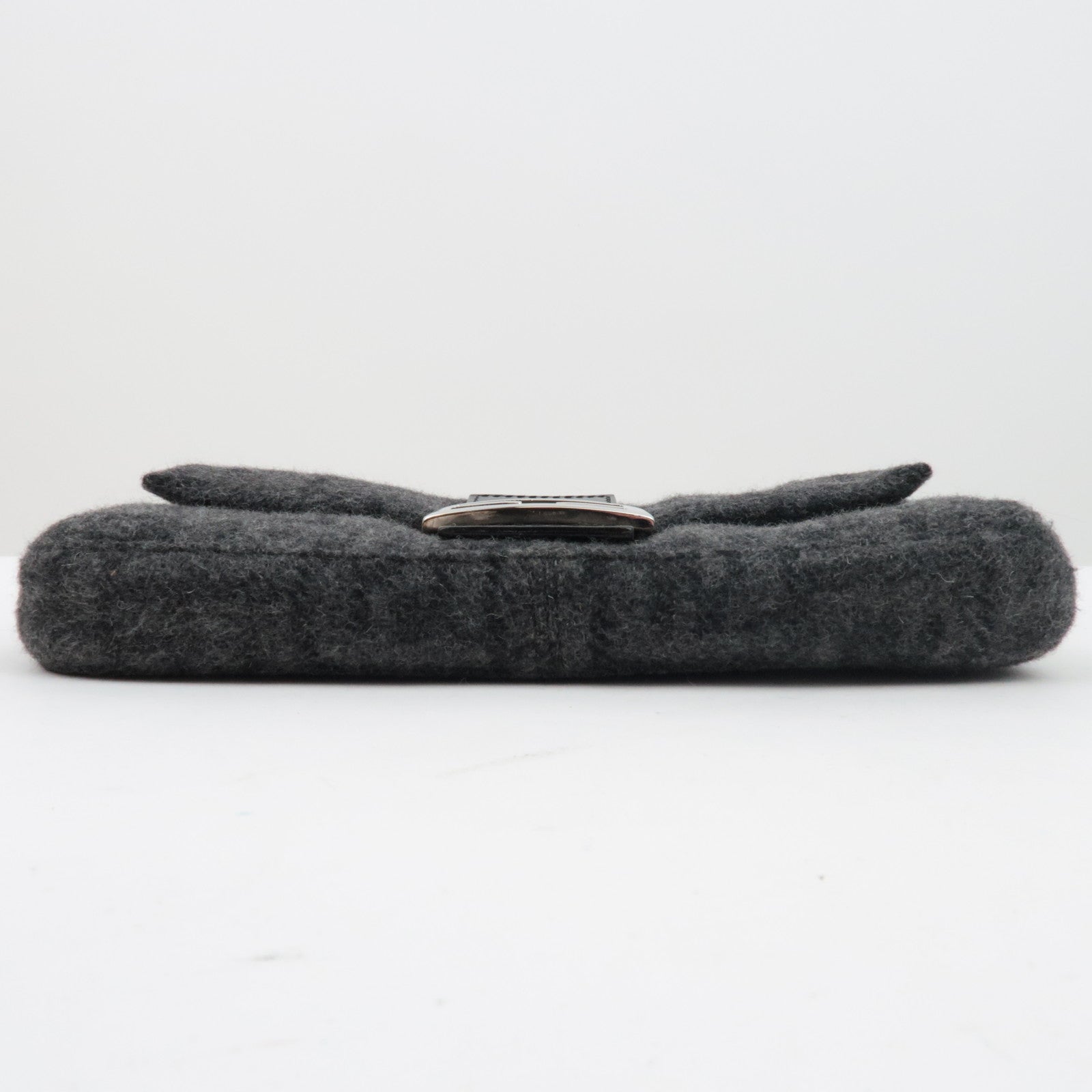 FENDI Zucca Mamma Baguette Cashmere Gray *Dust Bag