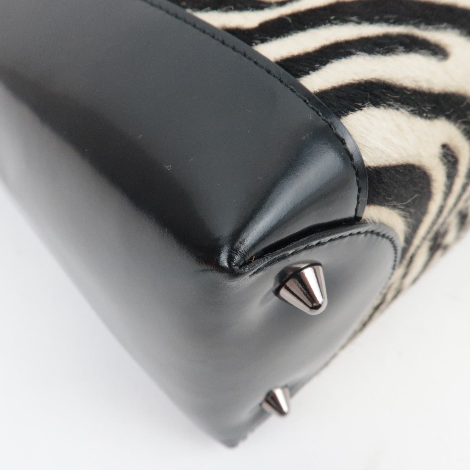 Dior Lady Dior Leather Pony hair Zebra Black White *Dustbag, Strap, Guarantee