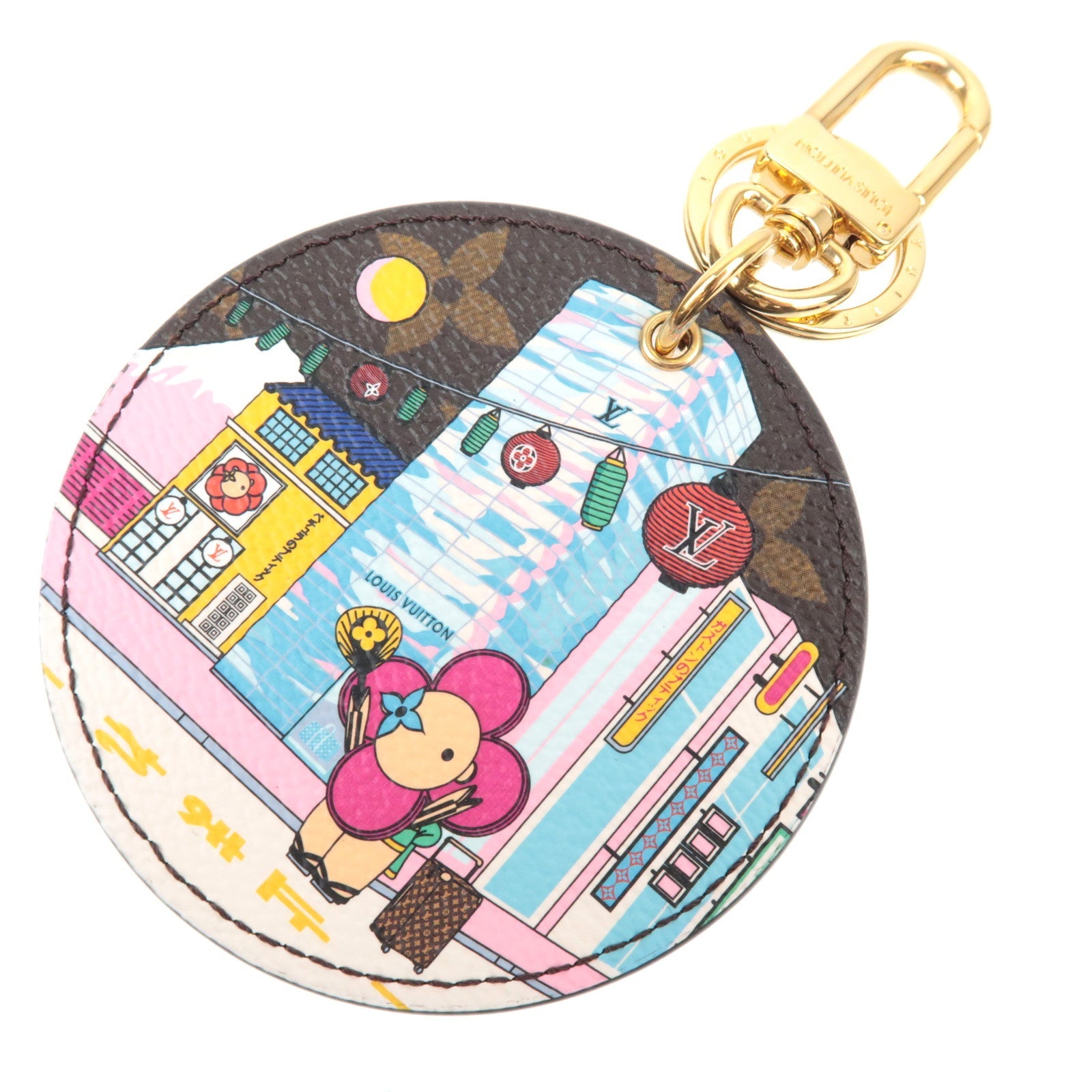 Louis Vuitton Monogram Porte Cles Illustre Xmas 2022 Tokyo M00881/DI3232 *Box, Dust bag