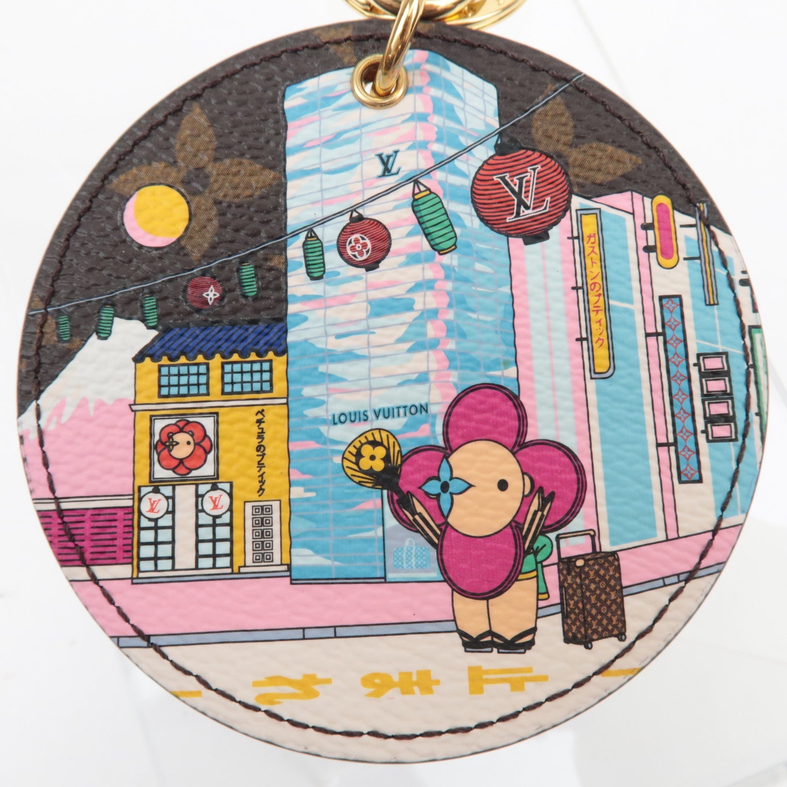 Louis Vuitton Monogram Porte Cles Illustre Xmas 2022 Tokyo M00881/DI3232 *Box, Dust bag