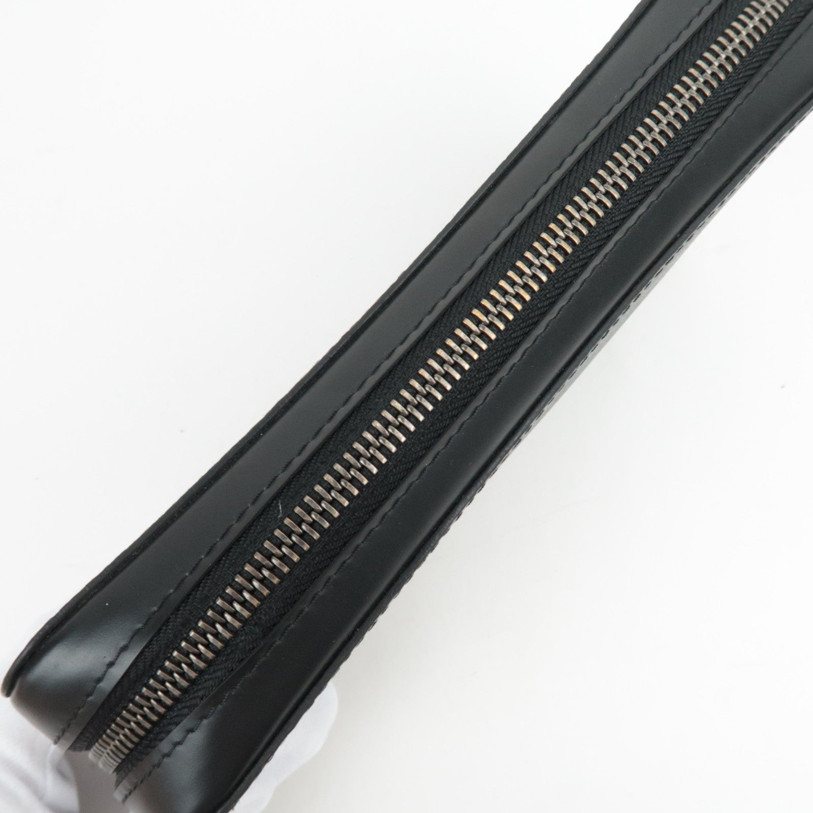 Louis Vuitton Monogram Eclipse Zippy XL portemonnee zwart M61698/RFID *Doos, stofzak 