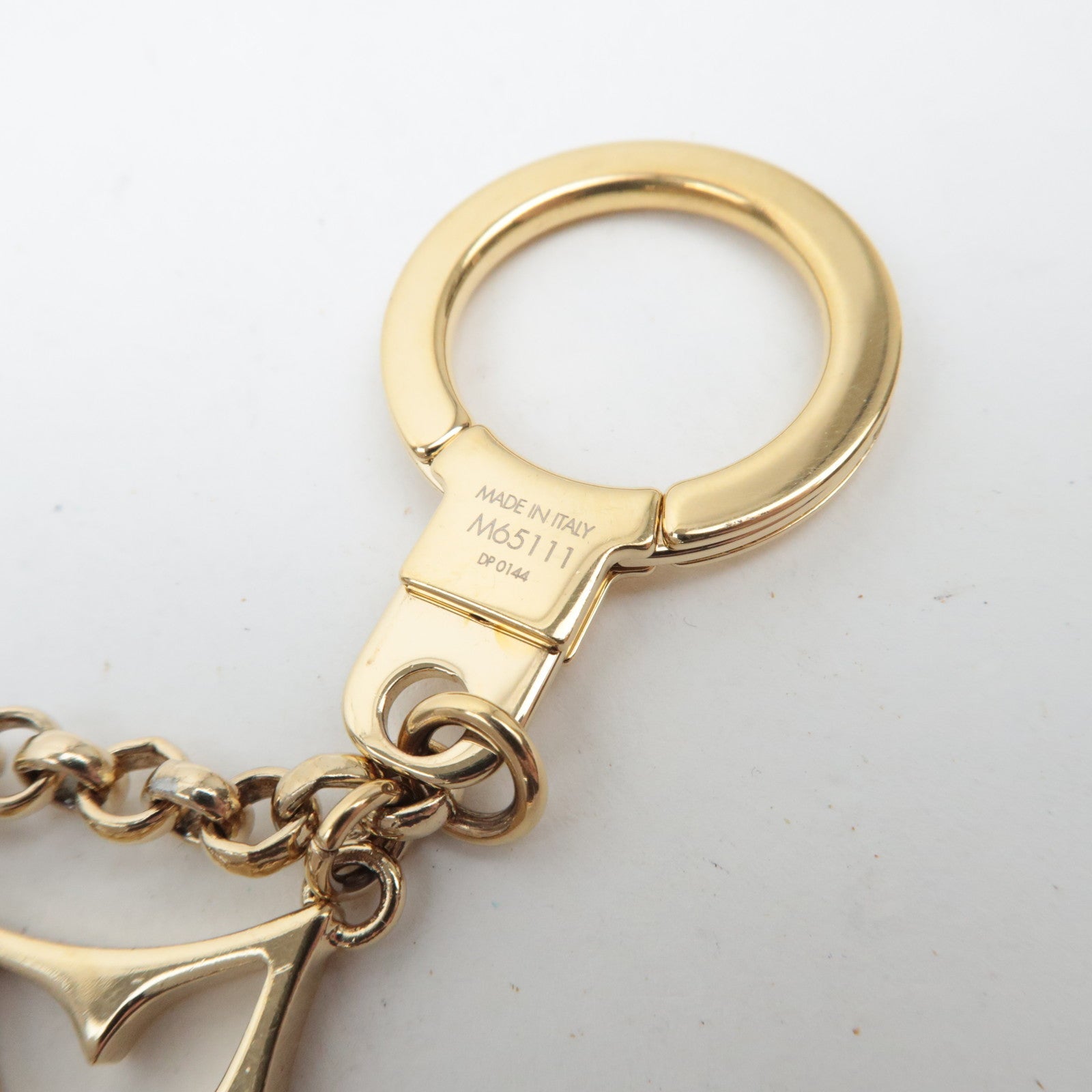 Louis Vuitton Fleur de Monogram LV Logo Bag Charm M65111/DP0144 *Dust bag