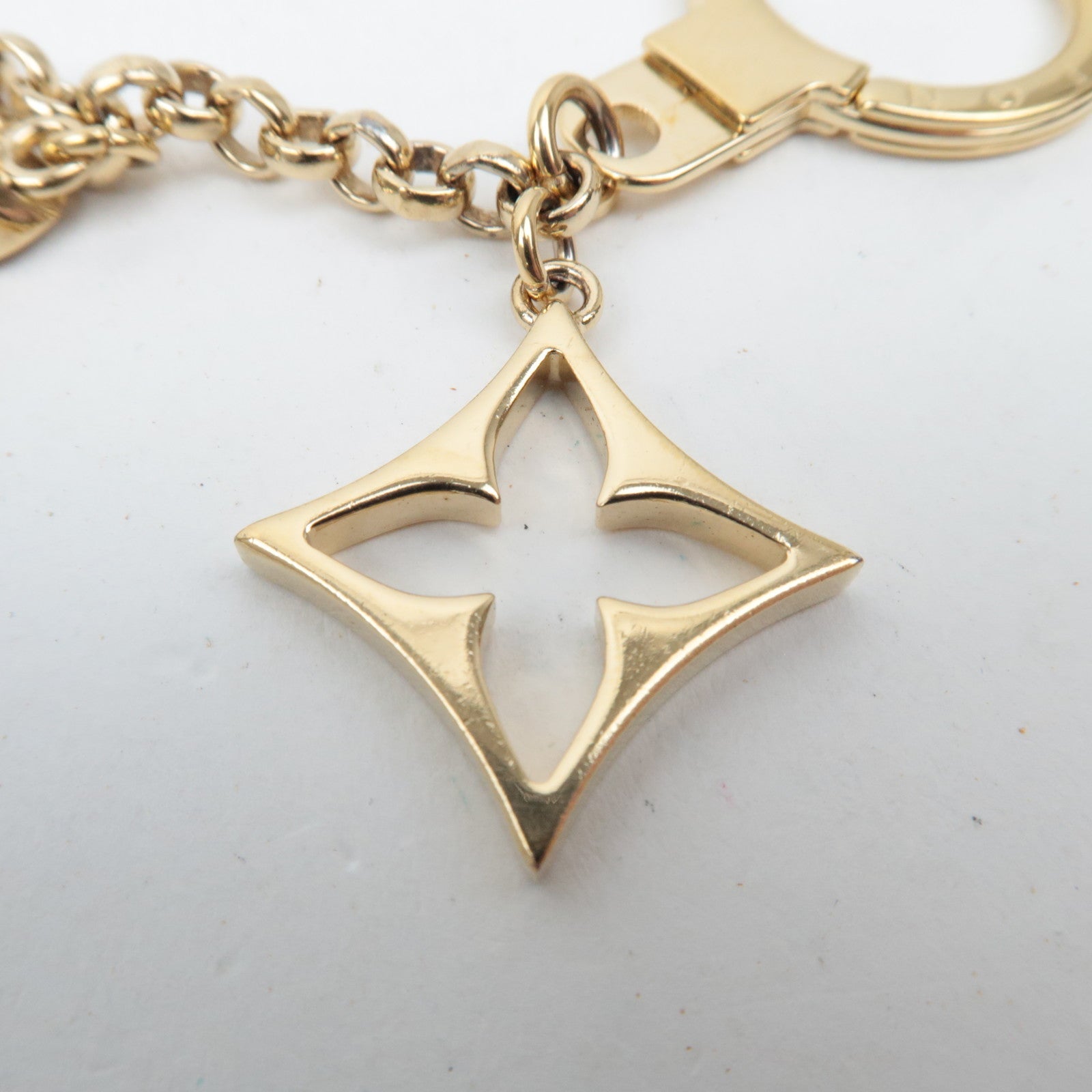 Louis Vuitton Fleur de Monogram LV Logo Bag Charm M65111/DP0144 *Dust bag