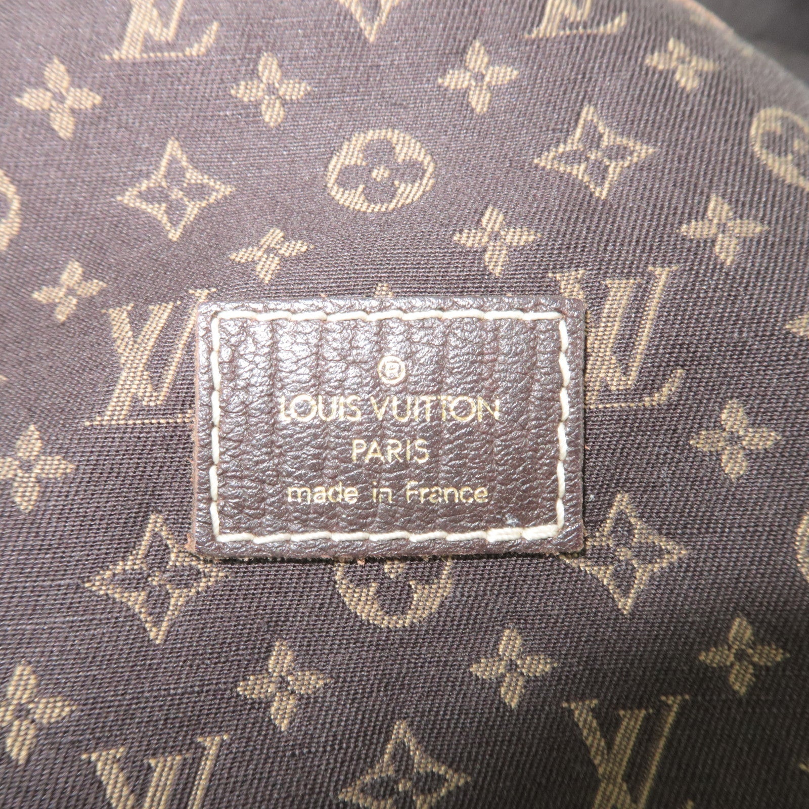 Louis Vuitton Monogram Mini Lin Saumur 30 Ebene Brown M95227 / MB1006 *Dust bag