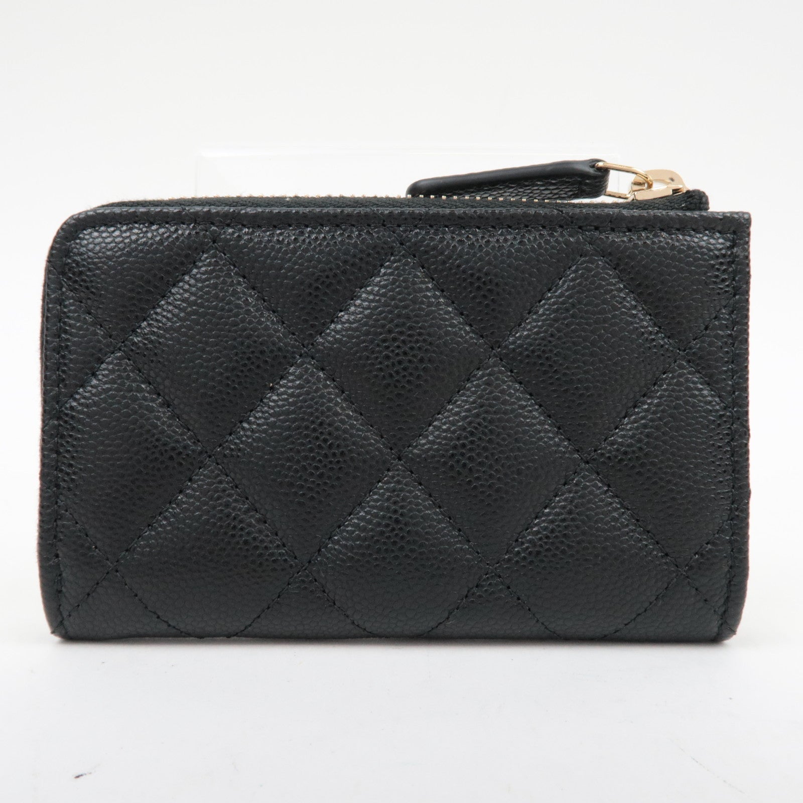 CHANEL Caviar Skin Coin Case Black X6N75G52