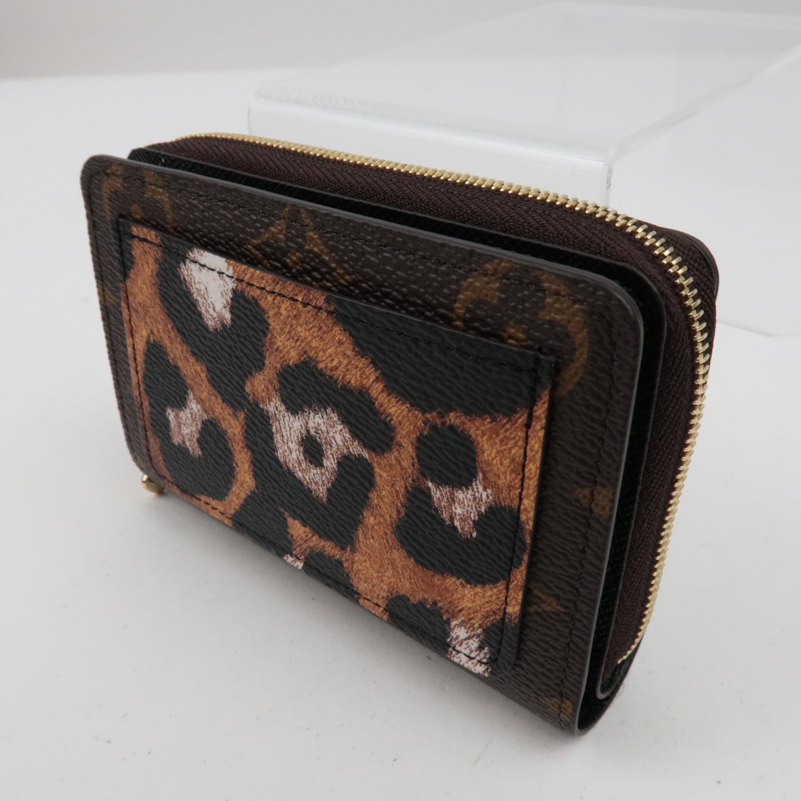 Louis Vuitton Monogram Leopard Portefeuille Rue Isetan Limited 24AW M13851/RFID *Doos, Stofzak 