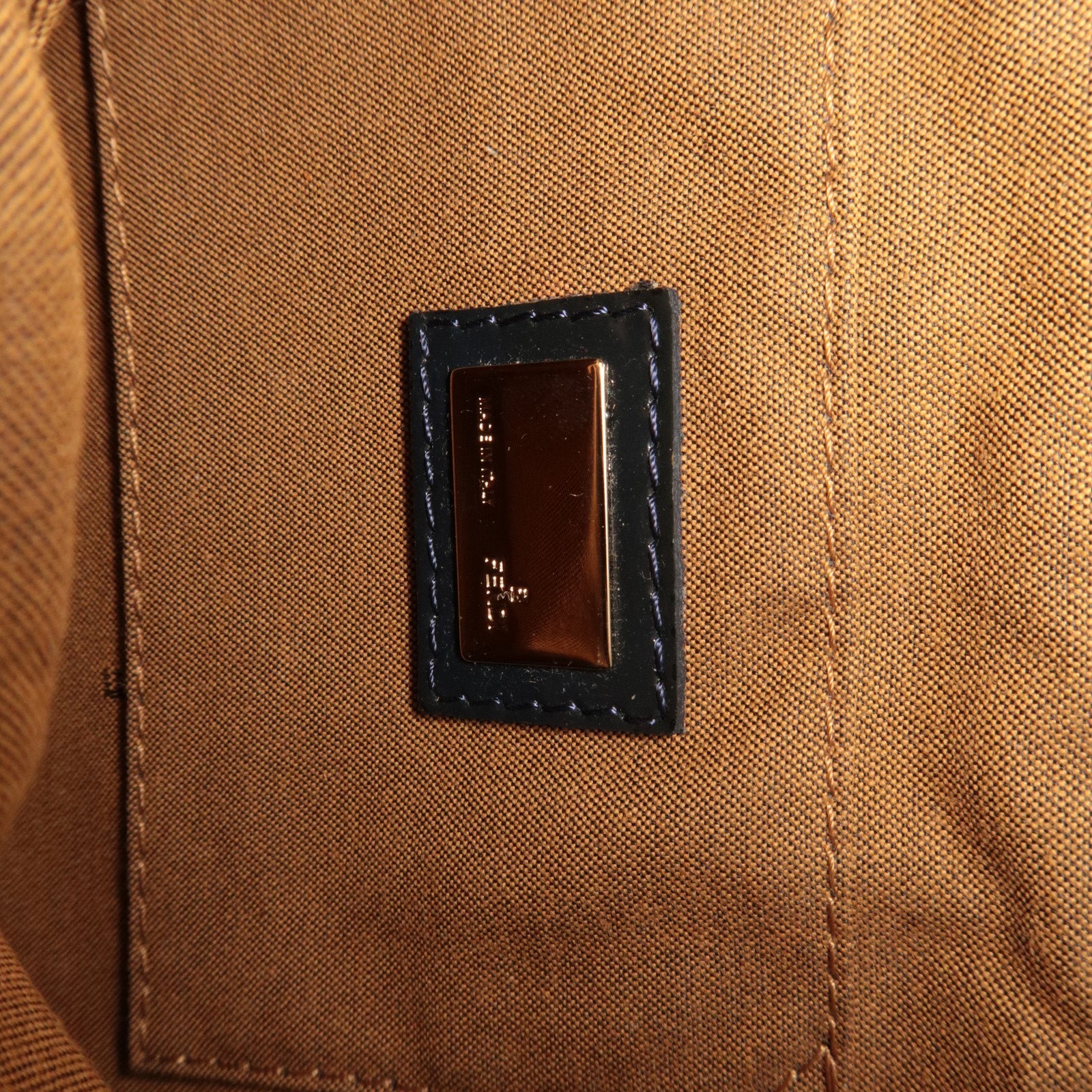 FENDI Zucca Canvas Leather Patent Schoudertas 8BR445 *Stofzak, Charm 