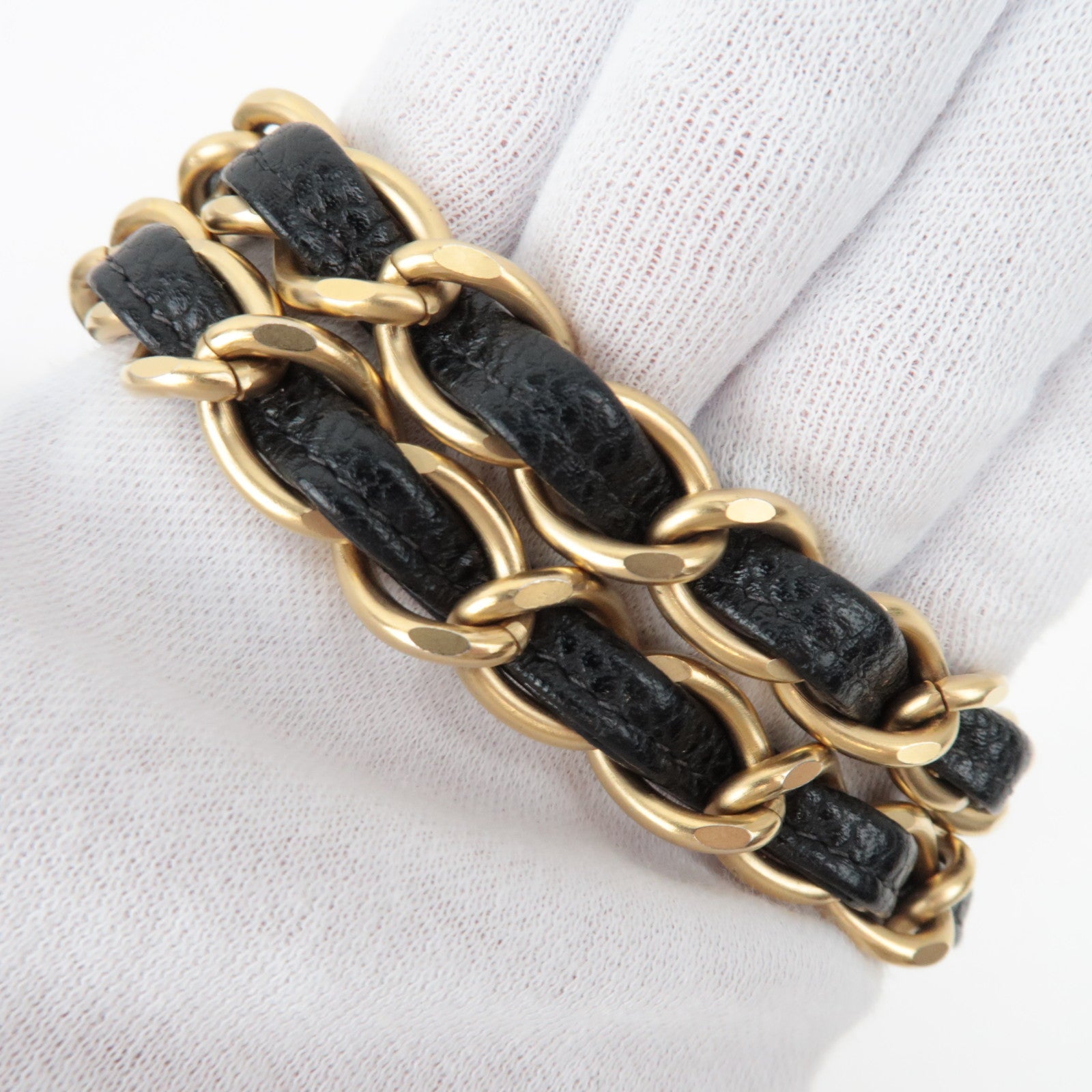 CHANEL Matelasse Caviar Skin Big Coco Chain Bag Black