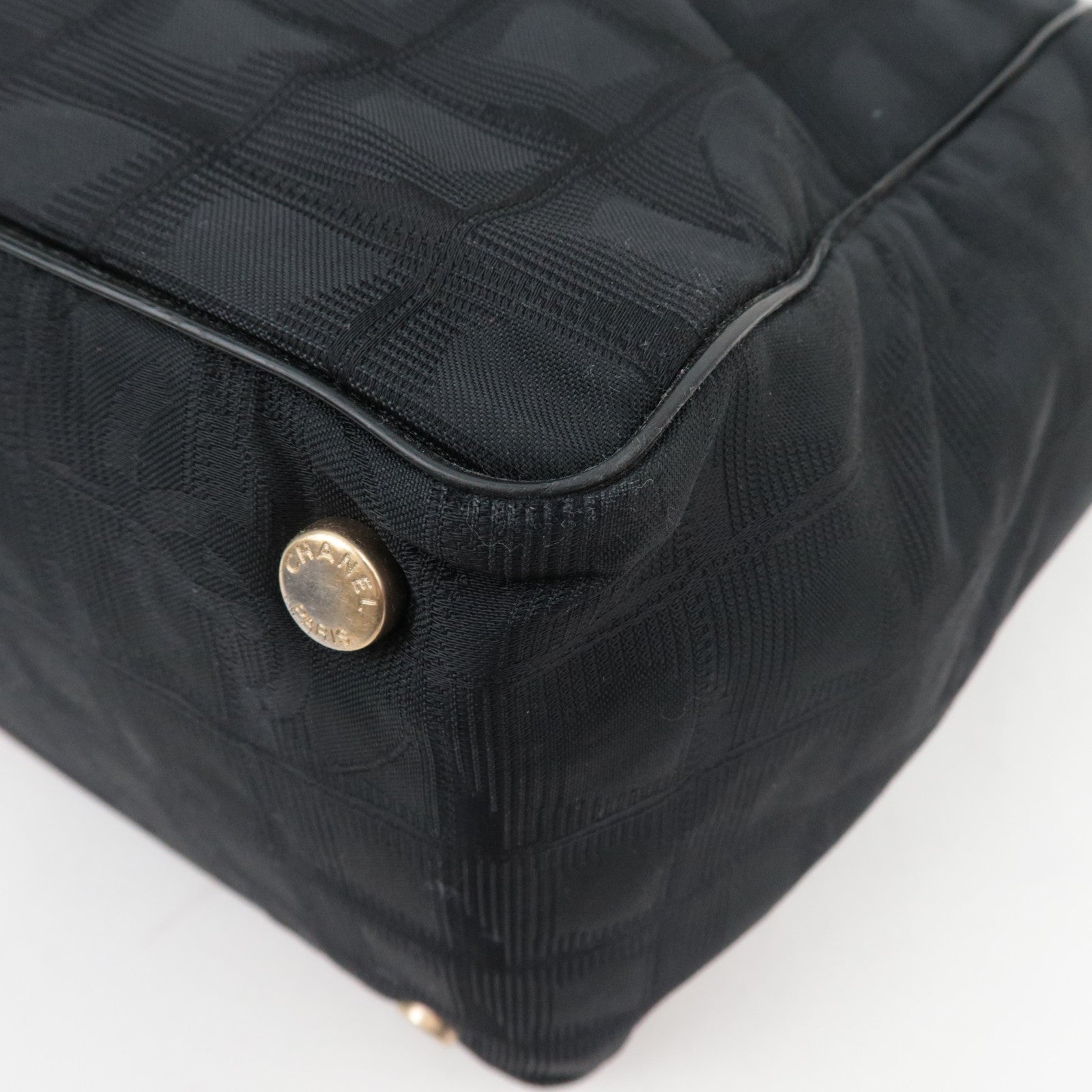 CHANEL Nieuwe Travel Line Tote Bag MM Zwart *Stofzak 